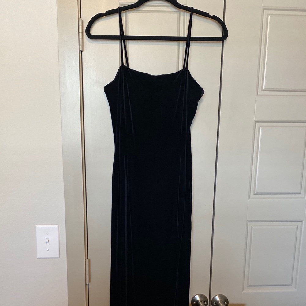 Black Velvet Dress